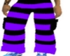 purple toxic pants F