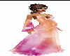 Pink MultiColor Gown M