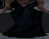 BLACK SILK GOWN