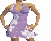 Purple floral dress