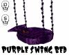 Purple swing bed