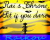 Rai's Throne Sign