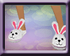 white bunny slippers
