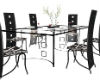 black&white dining table