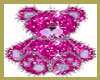 pink glitter bear