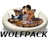 WOLF KISSING COUCH