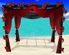 Red & Blk Wedding Canopy