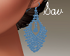 Blk Tie Sapphire Earring