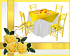 Yellow Wed Dinner Table