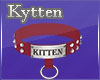 -K- Kitten Red Collar