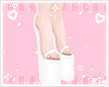 ♡ White heels