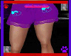 lace short purple heart