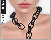 ::S::Black Chained Neckl