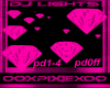 pink diamonds dj light
