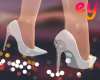 ey white heels