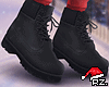rz. Xmas Leather Boots