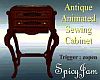 Antq Animate Sewing Cabt