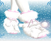 Pink and White Snow UGGS