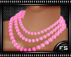 *FS Tri pearls  - pink