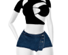 Black top short
