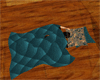 QUILTED TEAL PILLOW 2