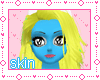 !S! Blue Smurfette Skin