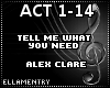 Tell Me What U Need-Alex