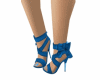 Blue Chiffon Shoes