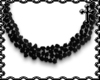 * Black Cluster Necklace
