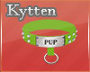 -K- Pup Green Collar