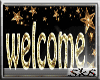WELCOME Sign ~Gold~