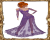 BSU Purple Lace Gown