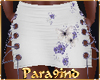 P9)White Split Skirt