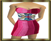 Pink Velvet Aplica Dress