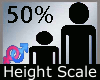 50% Height Scale