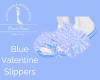 Blue Valentine Slippers