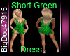 [BD] Short Green Dress