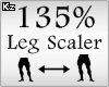Scaler Leg 135%