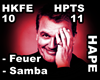 Hape - Feuer, Samba