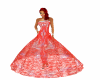 red oriental gown