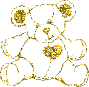 glitter teddy