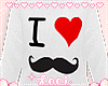 Mom I ♥ Mustaches