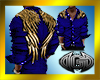 Blu~Gld Winged Button-up