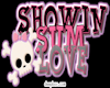 Showin Love Pink Skull