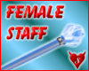 blue staff female