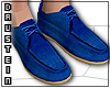 d|Royal Blue Suede Shoes