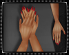 Neon Nails n Hands Red