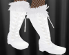 (a) high white boots