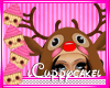 !C Deer Antlers Brown 