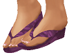 ~NT~Flat Sandals Purple 